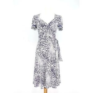 Donna Morgan Faux Wrap Dress Size 2